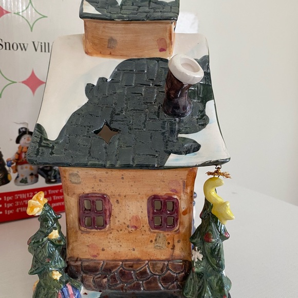 Merry Brite Snow Village Candle Set - Picture 3 of 11